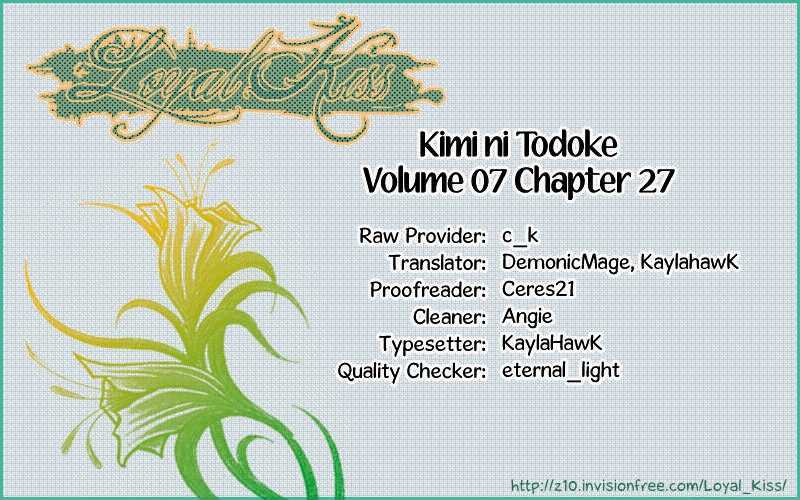 Read Kimi ni Todoke chapter 27 image 0 on Lezhin