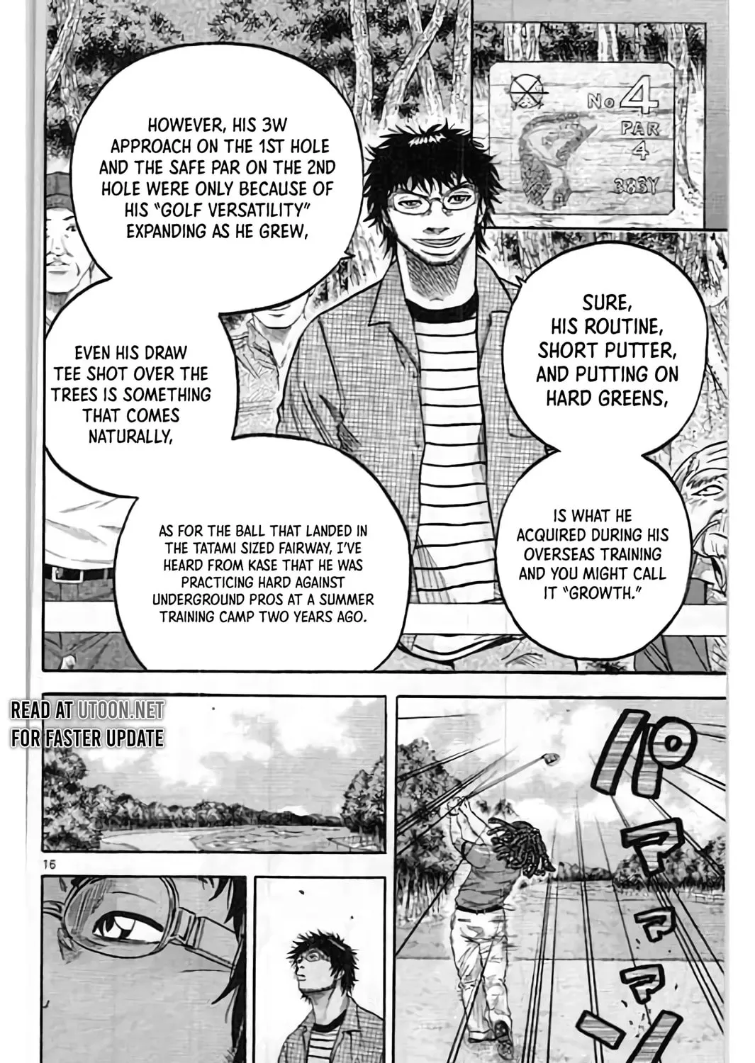 Read KING GOLF chapter 201 image 32 on Lezhin