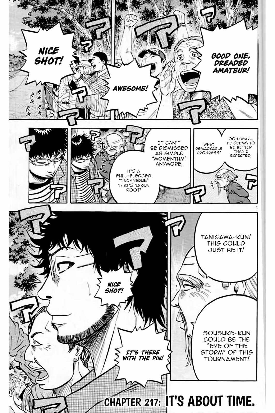 Read KING GOLF chapter 217 image 1 on Lezhin