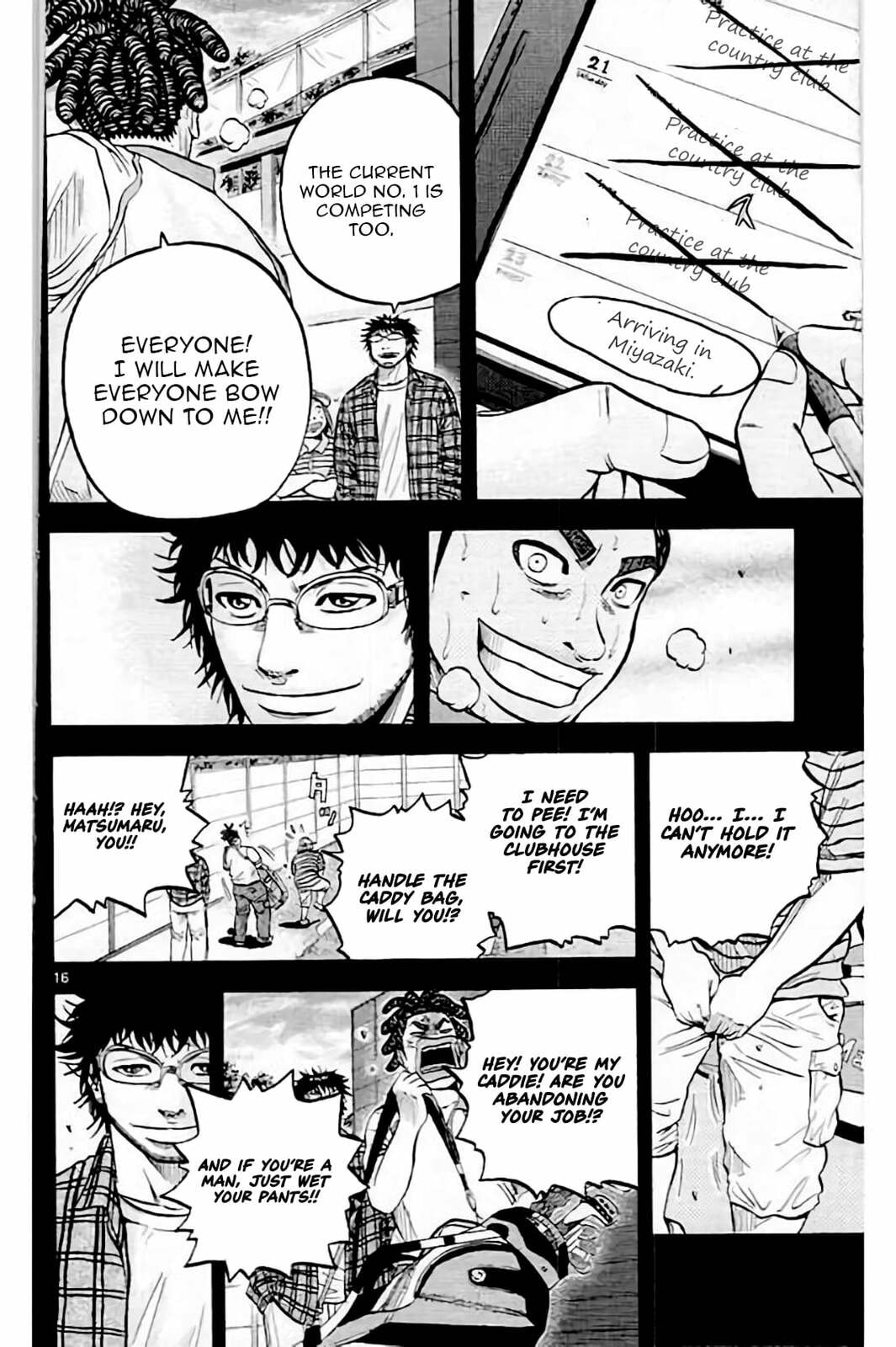 Read KING GOLF chapter 217 image 16 on Lezhin