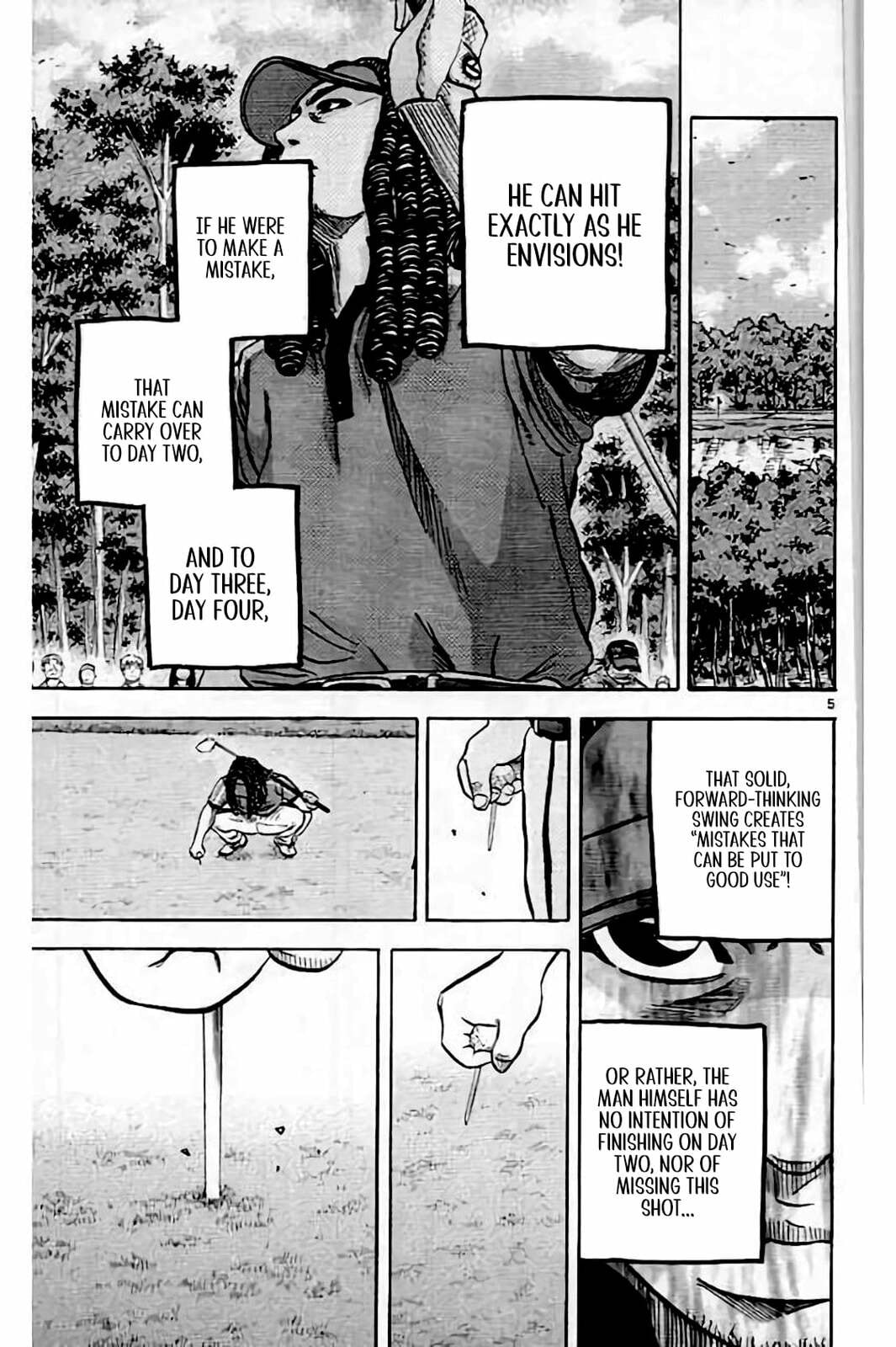 Read KING GOLF chapter 218 image 5 on Lezhin