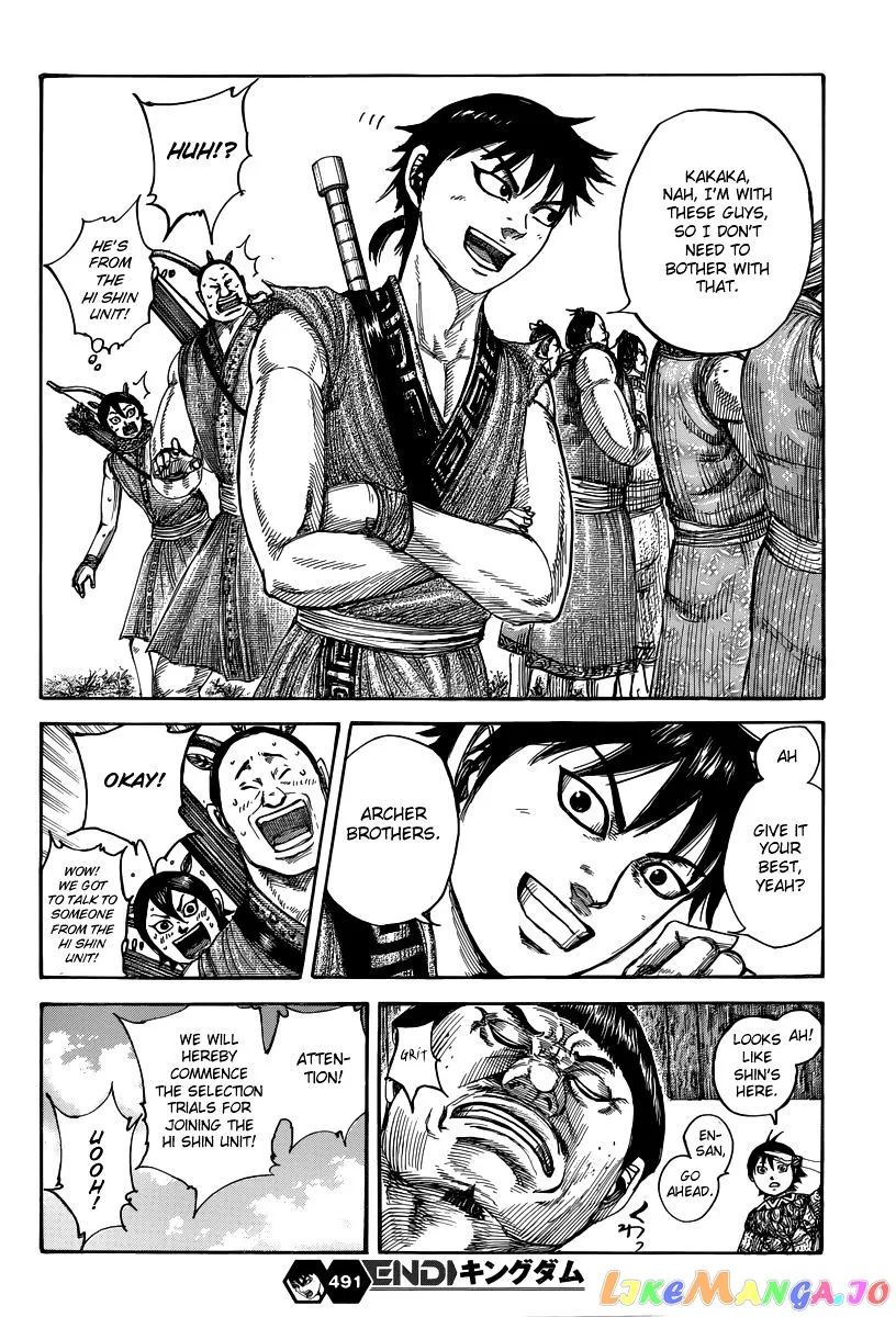 Read Kingdom  Manga chapter 491 image 17 on Lezhin