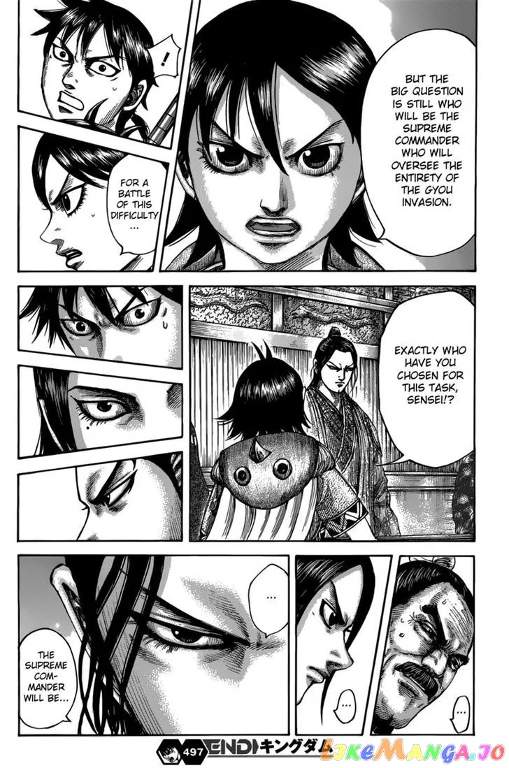 Read Kingdom  Manga chapter 497 image 17 on Lezhin