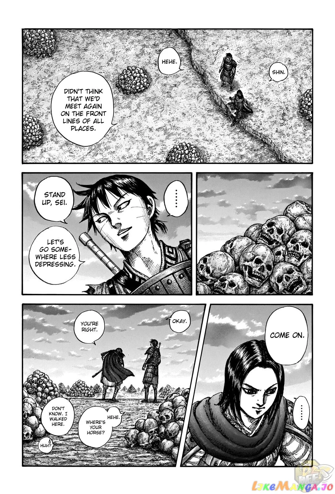 Read Kingdom  Manga chapter 700 image 1 on Lezhin