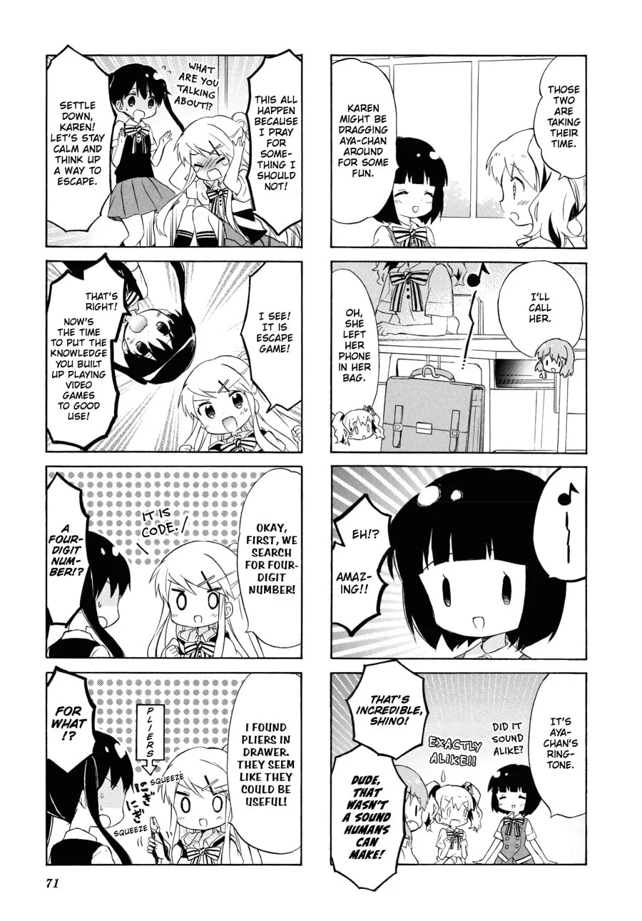 Read Kiniro Mosaic chapter 100 image 4 on Lezhin