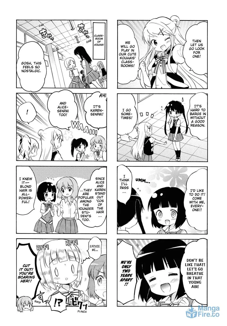 Read Kiniro Mosaic chapter 102 image 2 on Lezhin