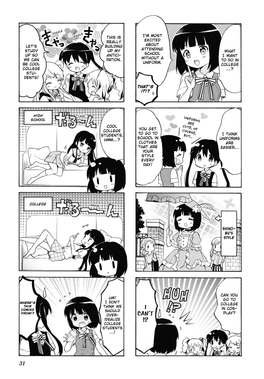 Read Kiniro Mosaic chapter 121 image 6 on Lezhin