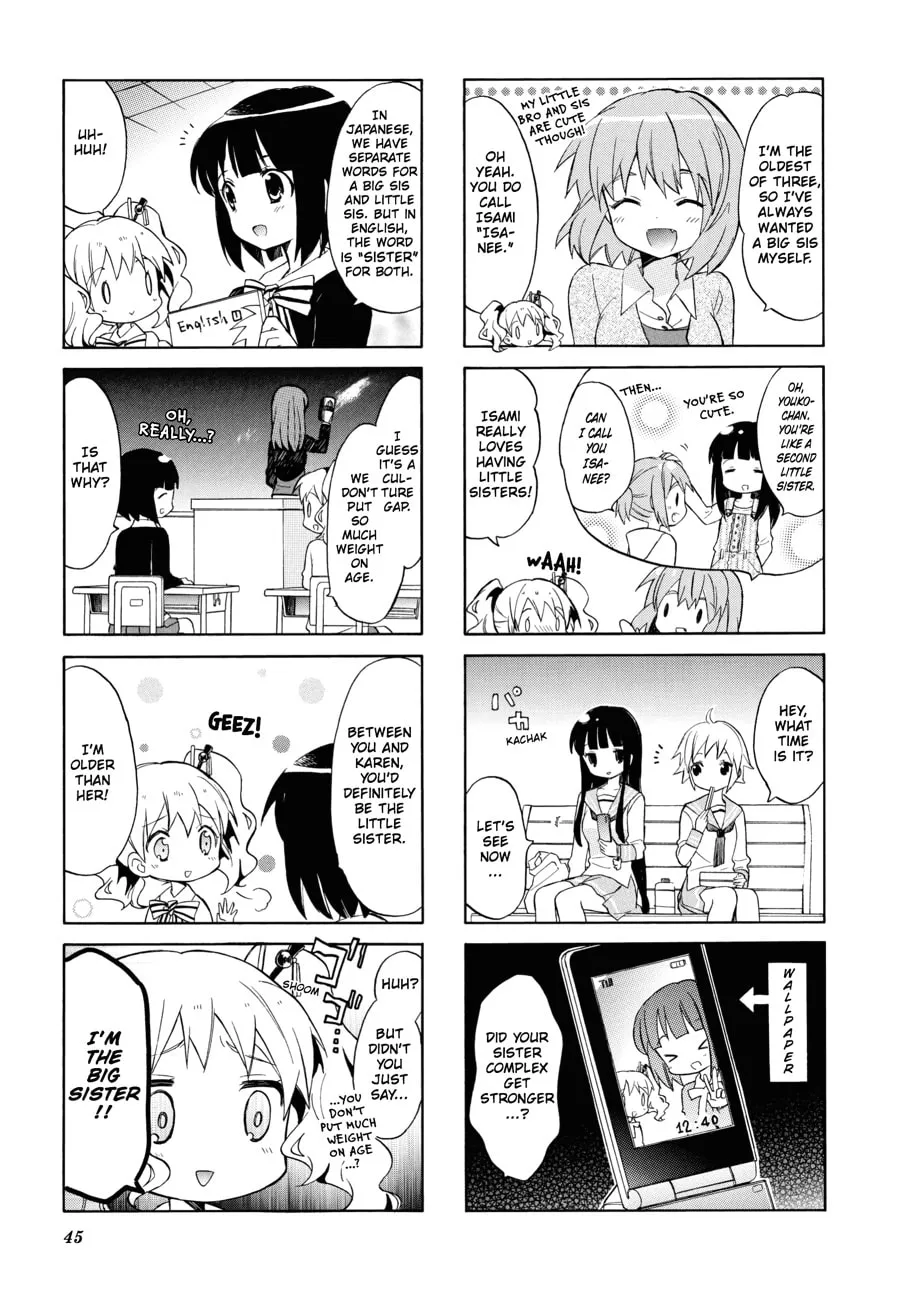 Read Kiniro Mosaic chapter 33 image 4 on Lezhin