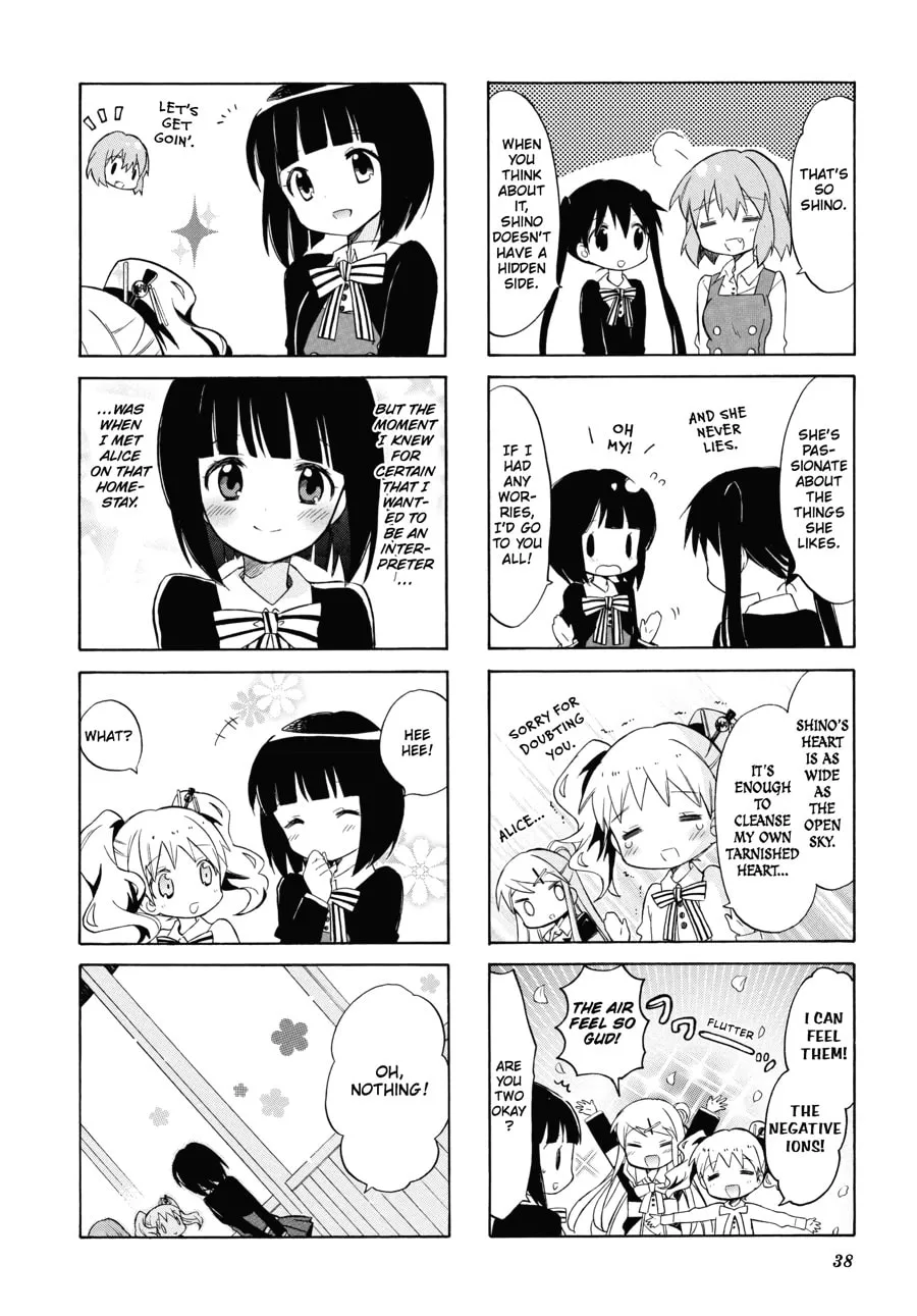 Read Kiniro Mosaic chapter 45 image 7 on Lezhin