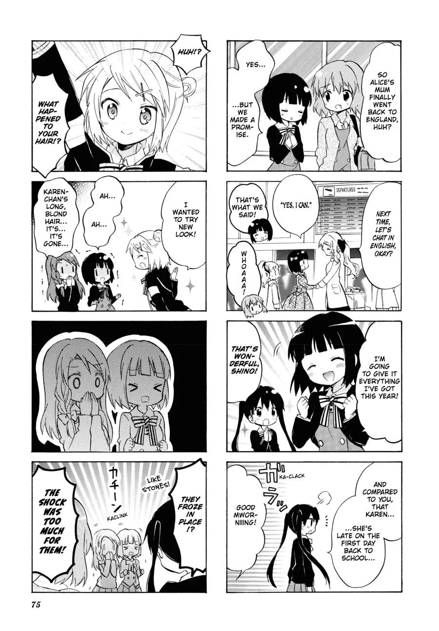 Read Kiniro Mosaic chapter 74 image 6 on Lezhin