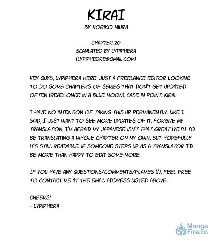 Read KIRAI chapter 20 image 32 on Lezhin