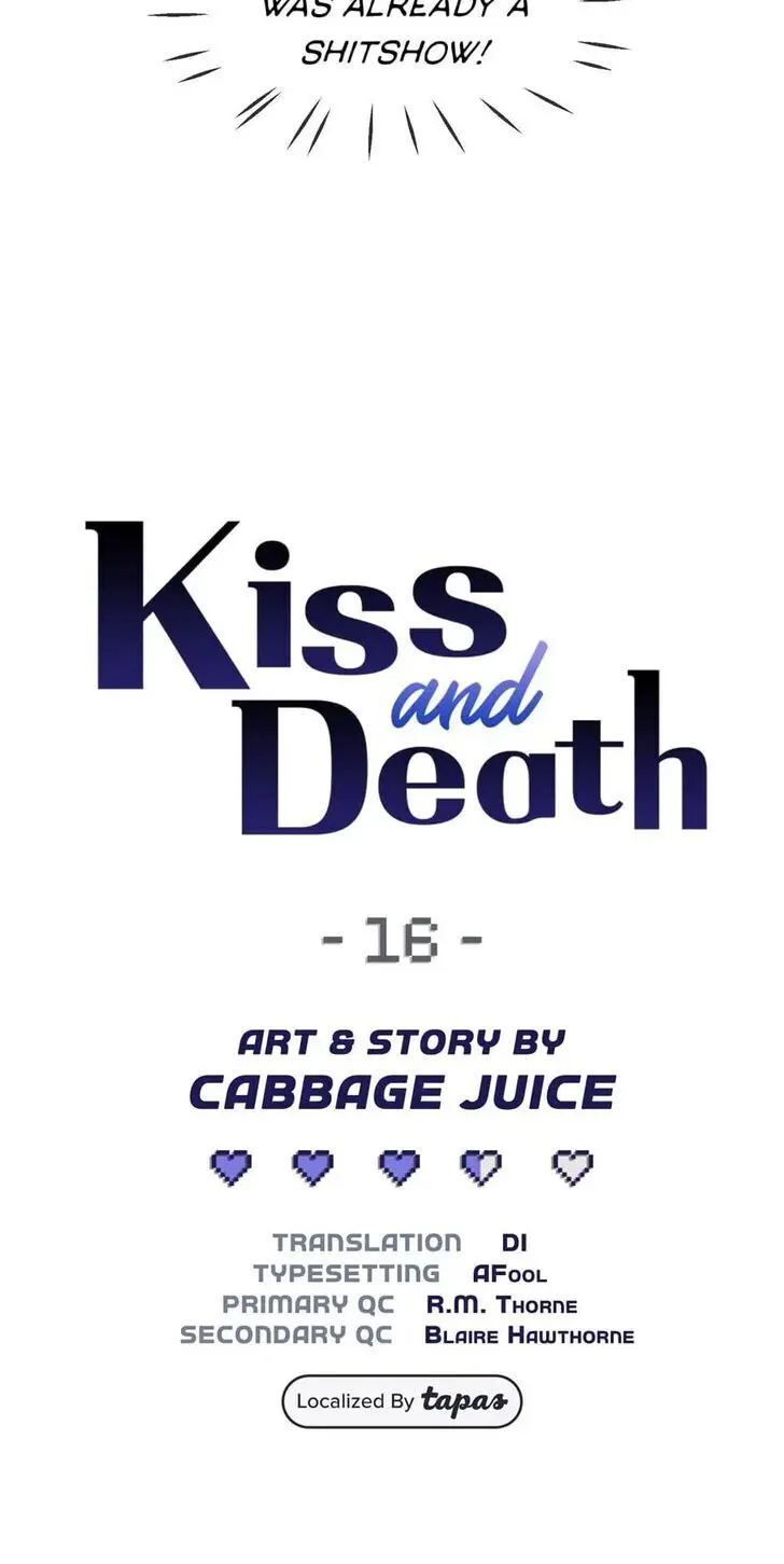 Read Kiss and Death chapter 16 image 2 on Lezhin