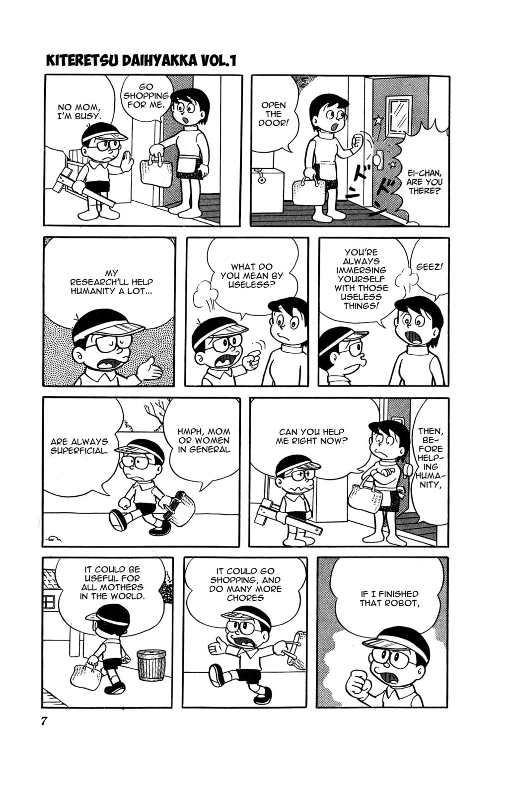 Read Kiteretsu Encyclopedia chapter 1 image 9 on Lezhin