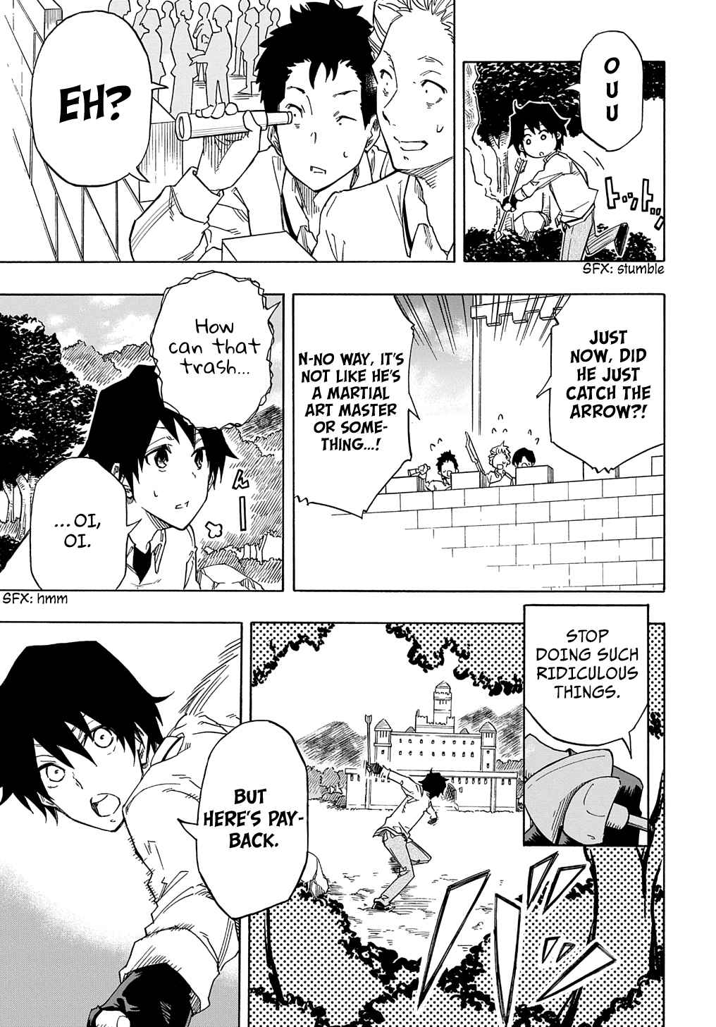 Kiyoubinbou, Jou wo Tateru - Kaitaku Gakuen no Rettousei na no ni, Joukyuu-shoku no Skill to Mahou ga Subete Tsukaemasu Chapter 1 page 37 - 