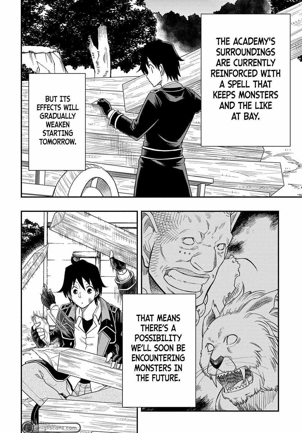 Kiyoubinbou, Jou wo Tateru - Kaitaku Gakuen no Rettousei na no ni, Joukyuu-shoku no Skill to Mahou ga Subete Tsukaemasu Chapter 10.1 page 9 - 