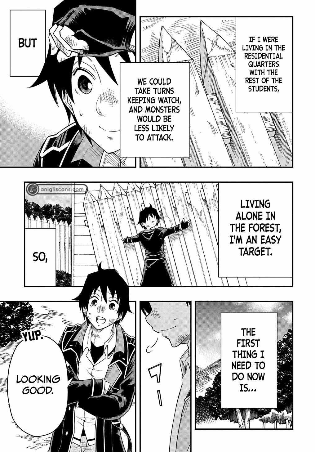Kiyoubinbou, Jou wo Tateru - Kaitaku Gakuen no Rettousei na no ni, Joukyuu-shoku no Skill to Mahou ga Subete Tsukaemasu Chapter 10.1 page 10 - 