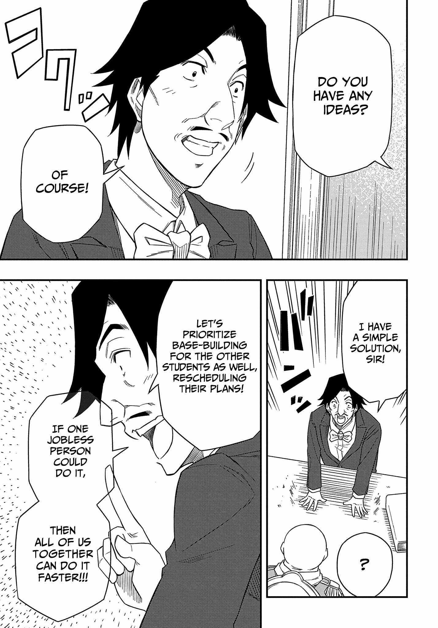 Kiyoubinbou, Jou wo Tateru - Kaitaku Gakuen no Rettousei na no ni, Joukyuu-shoku no Skill to Mahou ga Subete Tsukaemasu Chapter 11 page 18 - 
