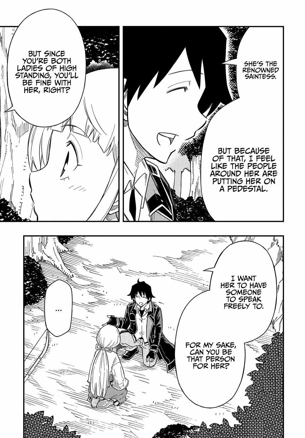 Kiyoubinbou, Jou wo Tateru - Kaitaku Gakuen no Rettousei na no ni, Joukyuu-shoku no Skill to Mahou ga Subete Tsukaemasu Chapter 13 page 11 - 