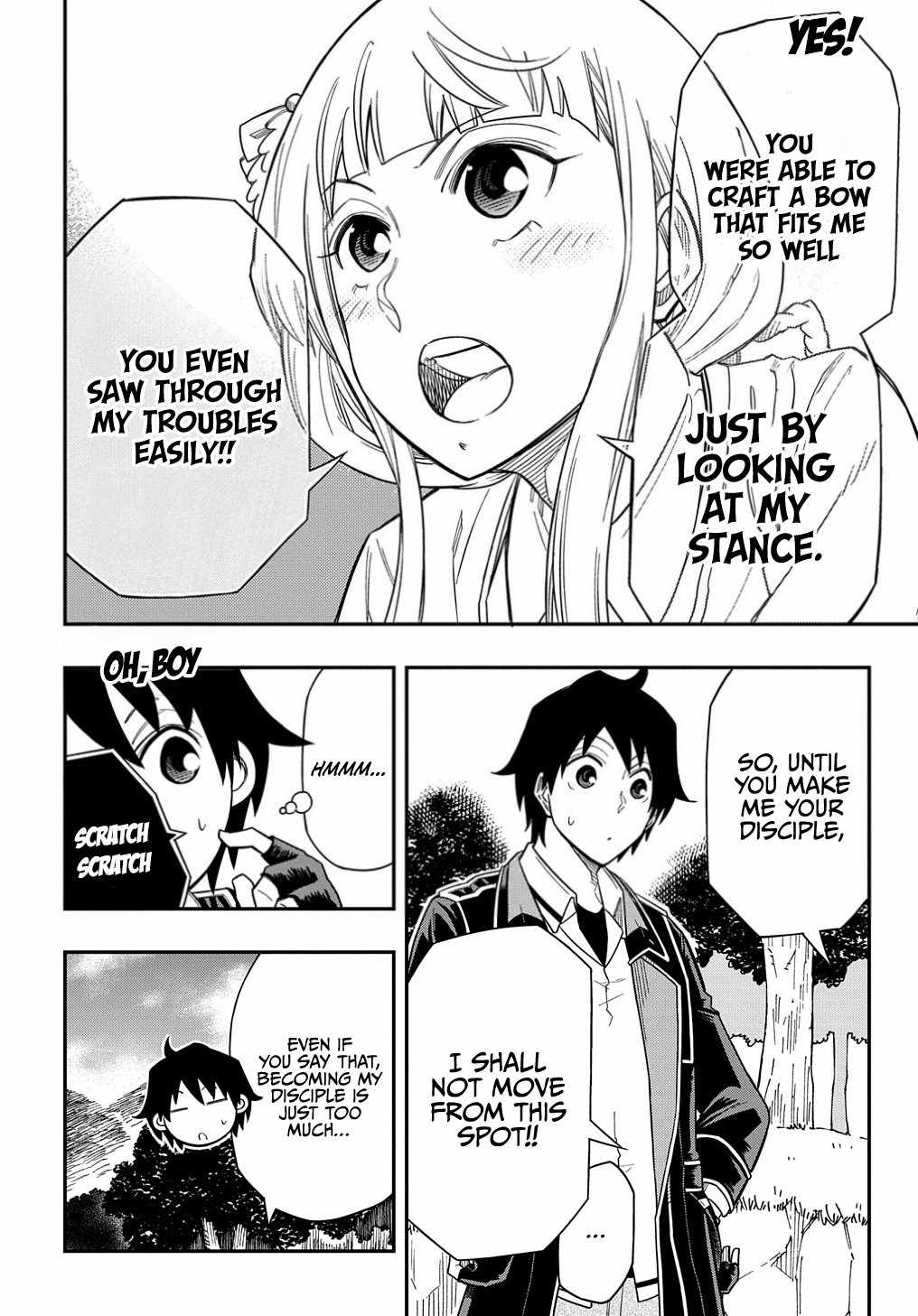 Kiyoubinbou, Jou wo Tateru - Kaitaku Gakuen no Rettousei na no ni, Joukyuu-shoku no Skill to Mahou ga Subete Tsukaemasu Chapter 13 page 6 - 