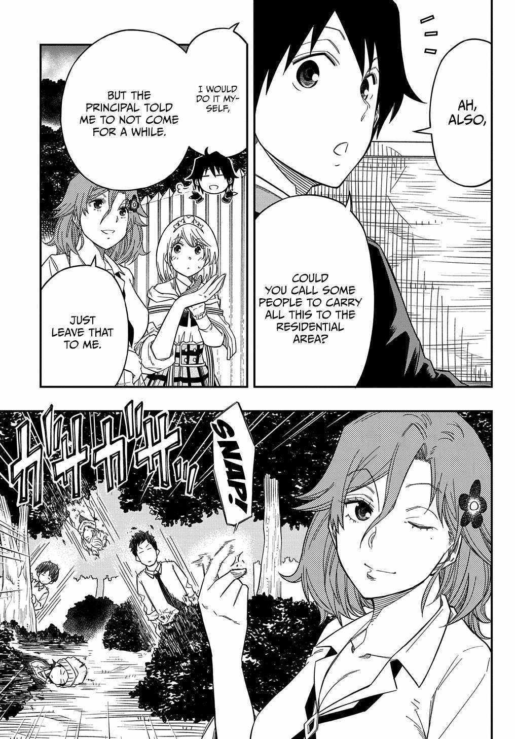 Kiyoubinbou, Jou wo Tateru - Kaitaku Gakuen no Rettousei na no ni, Joukyuu-shoku no Skill to Mahou ga Subete Tsukaemasu Chapter 20 page 27 - 