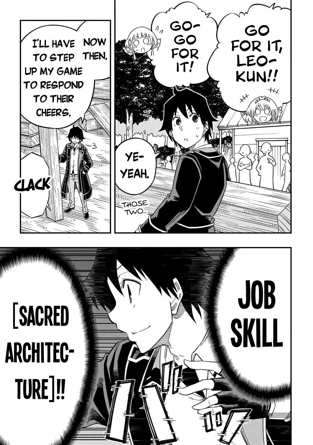 Kiyoubinbou, Jou wo Tateru - Kaitaku Gakuen no Rettousei na no ni, Joukyuu-shoku no Skill to Mahou ga Subete Tsukaemasu Chapter 25 page 14 - 