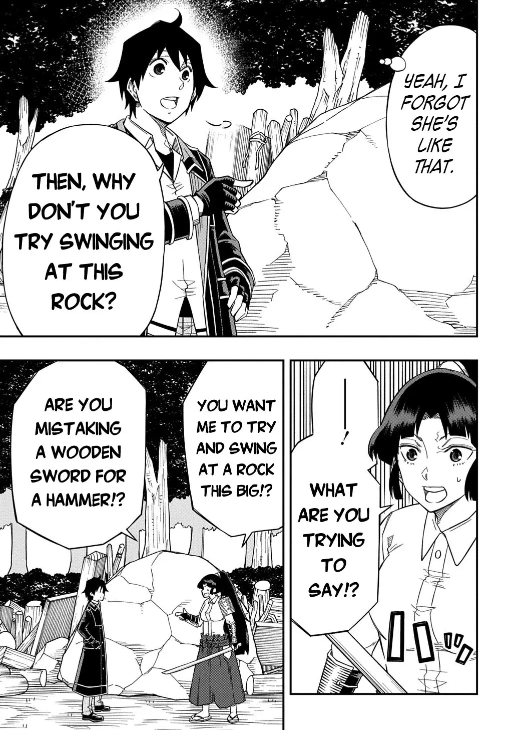 Kiyoubinbou, Jou wo Tateru - Kaitaku Gakuen no Rettousei na no ni, Joukyuu-shoku no Skill to Mahou ga Subete Tsukaemasu Chapter 27.2 page 3 - 