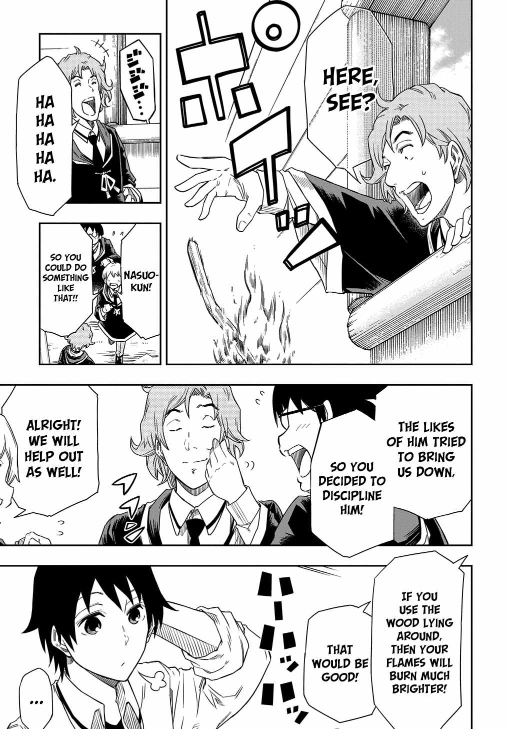 Kiyoubinbou, Jou wo Tateru - Kaitaku Gakuen no Rettousei na no ni, Joukyuu-shoku no Skill to Mahou ga Subete Tsukaemasu Chapter 3 page 14 - 