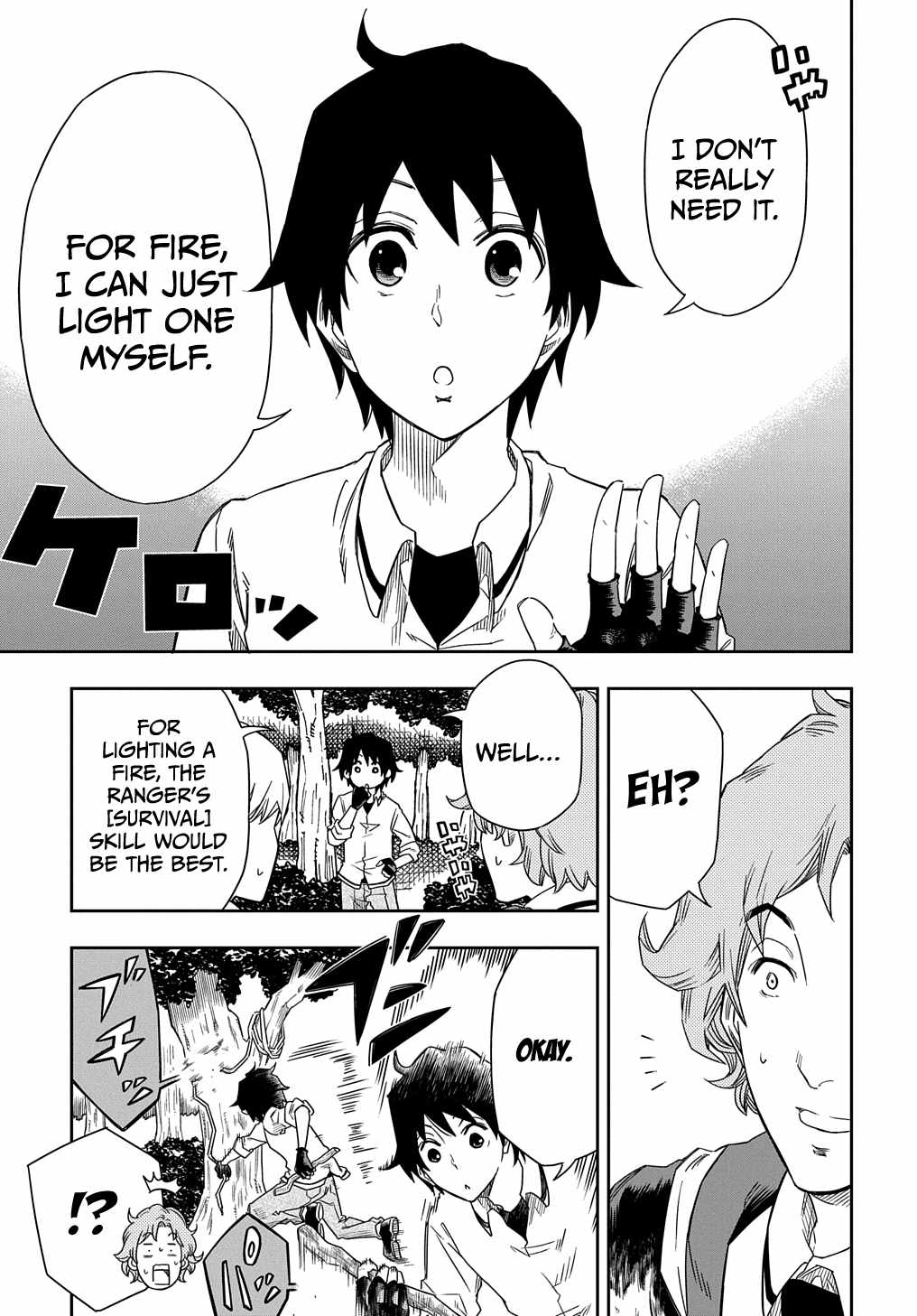 Kiyoubinbou, Jou wo Tateru - Kaitaku Gakuen no Rettousei na no ni, Joukyuu-shoku no Skill to Mahou ga Subete Tsukaemasu Chapter 3 page 10 - 
