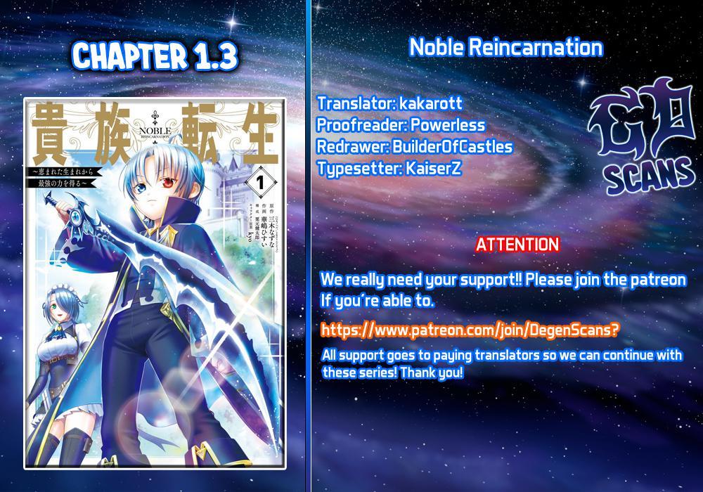 Kizoku Tensei - Megumareta Umare kara Saikyou no Chikara o Eru Chapter 1.3 page 25 - 