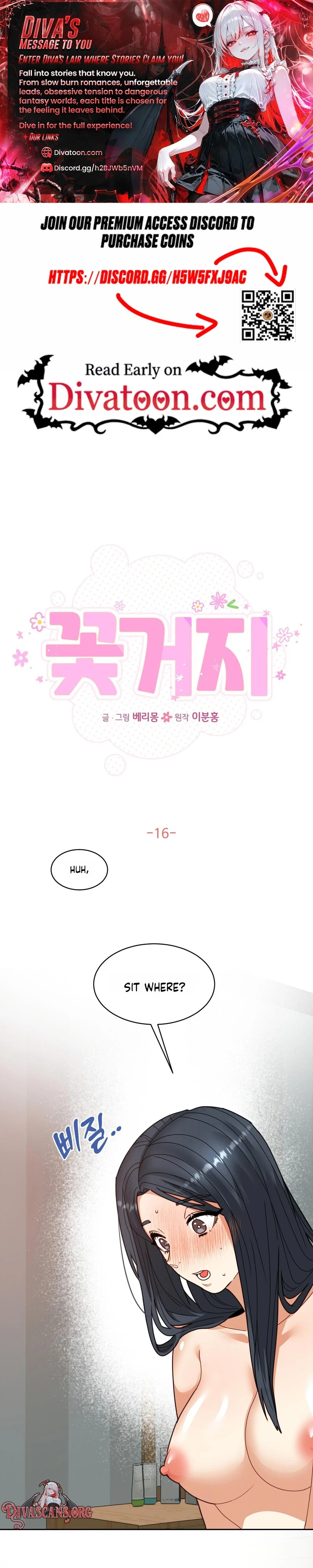 Read Kkotgeoji chapter 16 image 0 on Lezhin