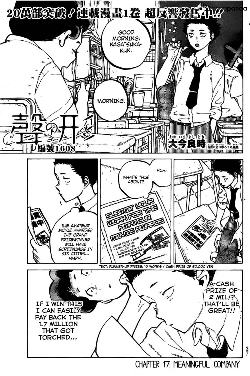 Read Koe no Katachi chapter 17 image 0 on Lezhin