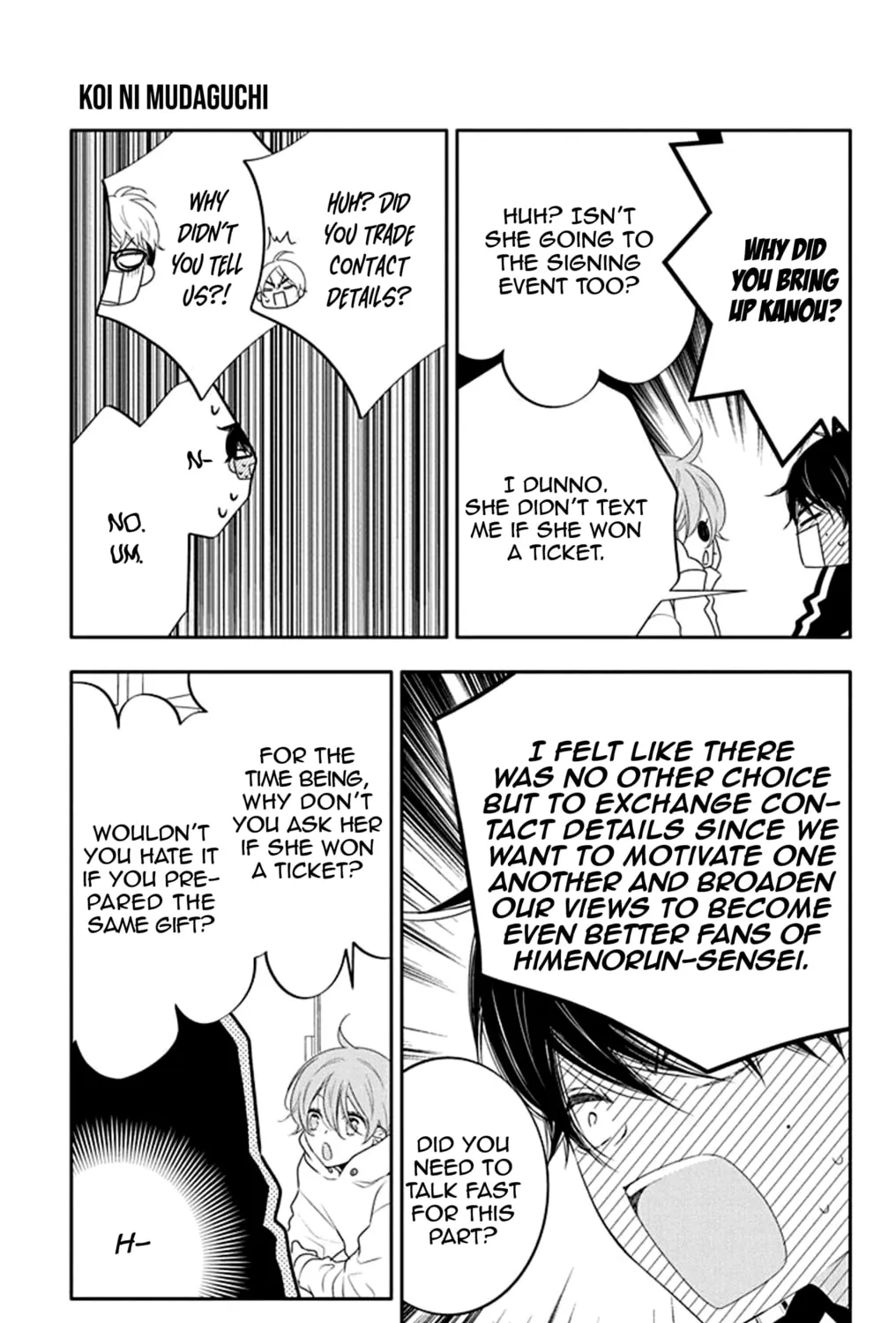Read Koi ni Mudaguchi chapter 11 image 26 on Lezhin