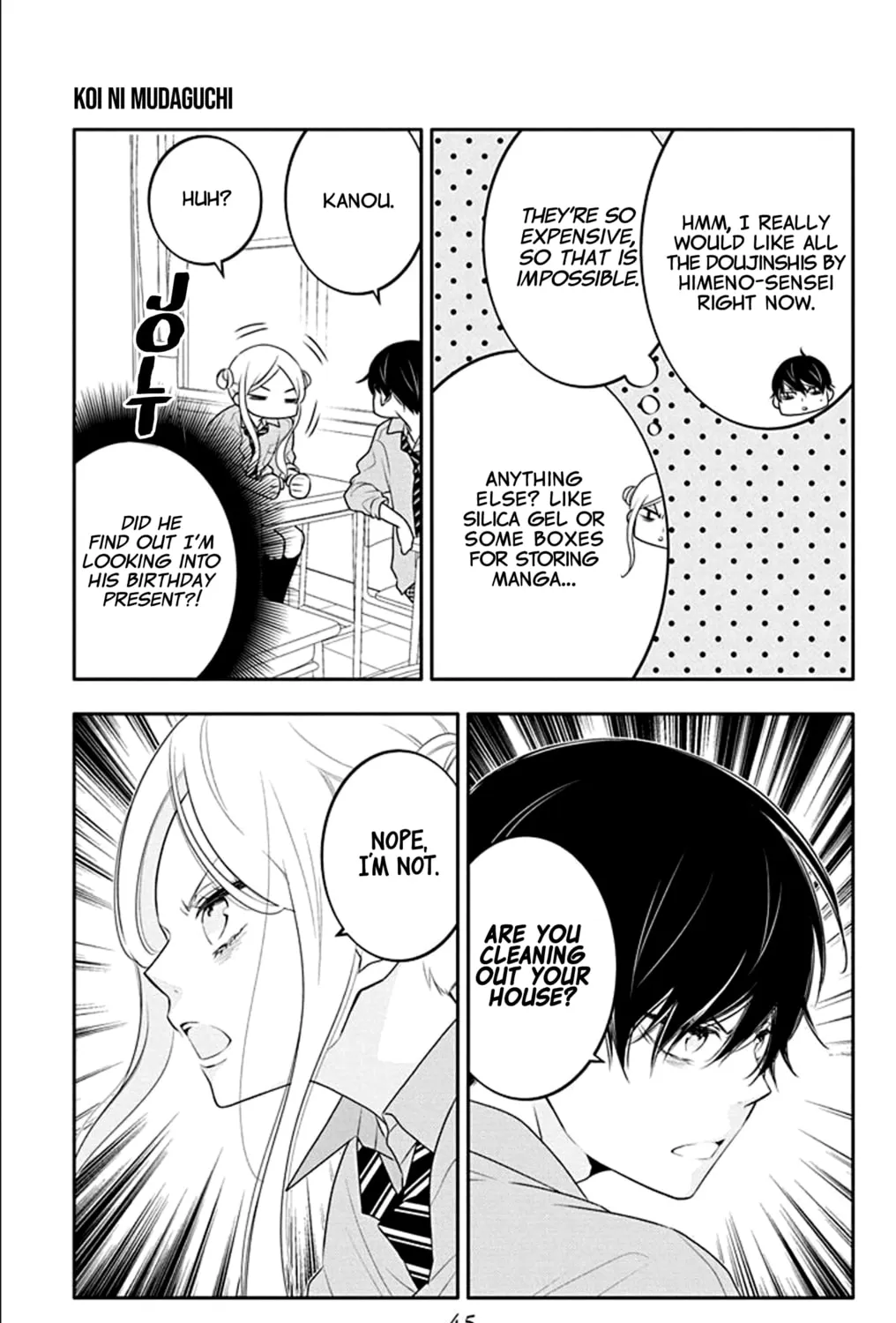 Read Koi ni Mudaguchi chapter 27 image 24 on Lezhin