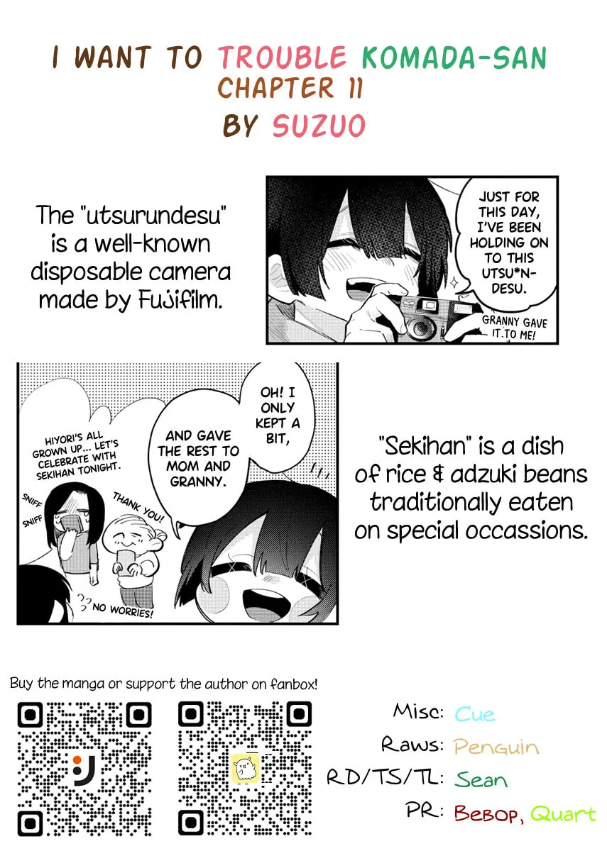 Komada-san wo Komarasetai Chapter 11 page 13 - 
