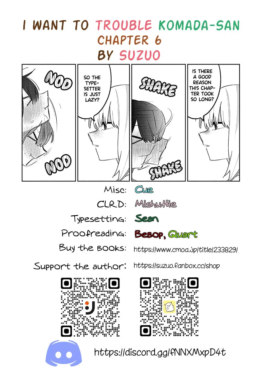 Komada-san wo Komarasetai Chapter 6 page 13 - 