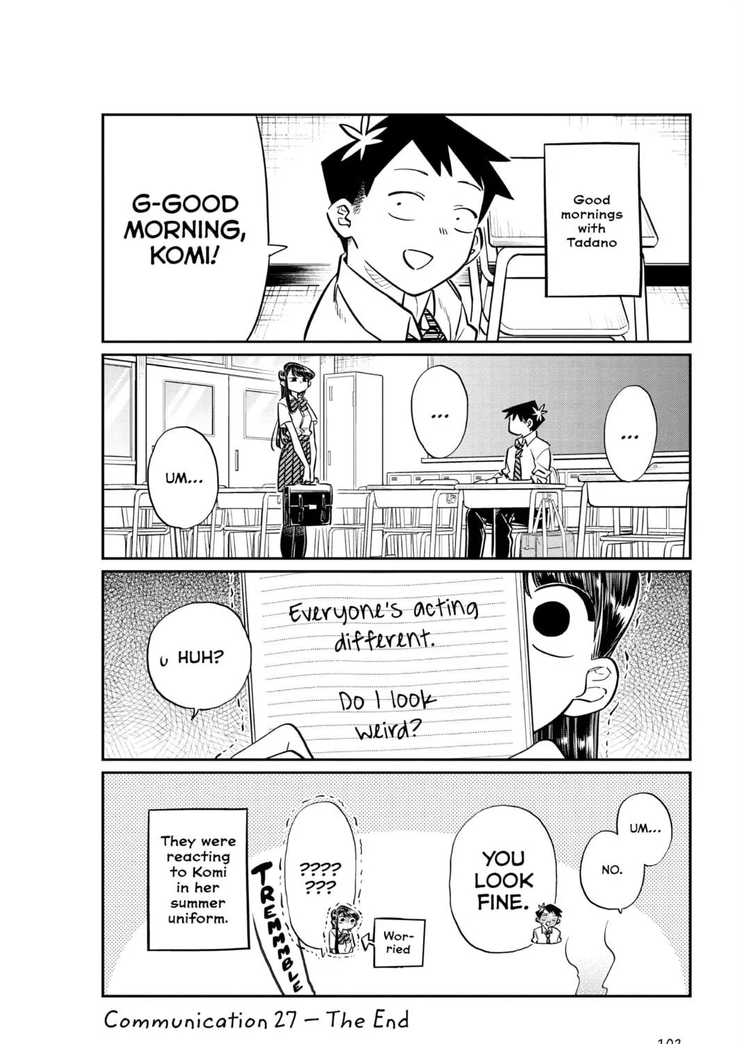 Komi Can't Communicate Chapter 27 page 11 - 