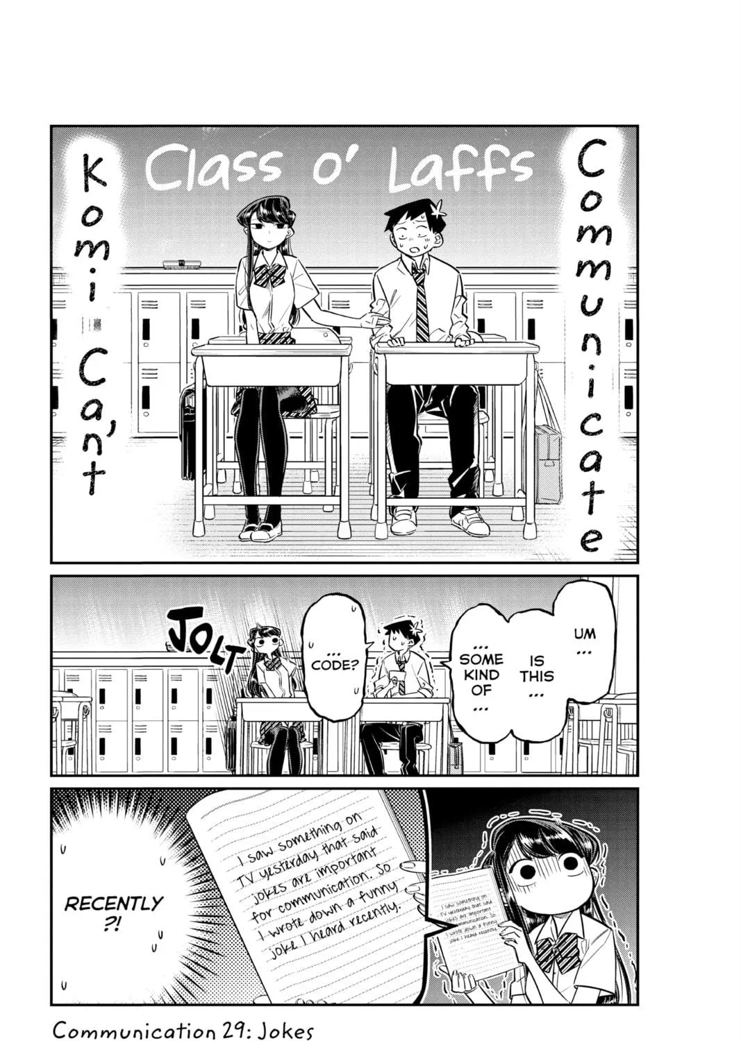 Komi Can't Communicate Chapter 29 page 5 - 