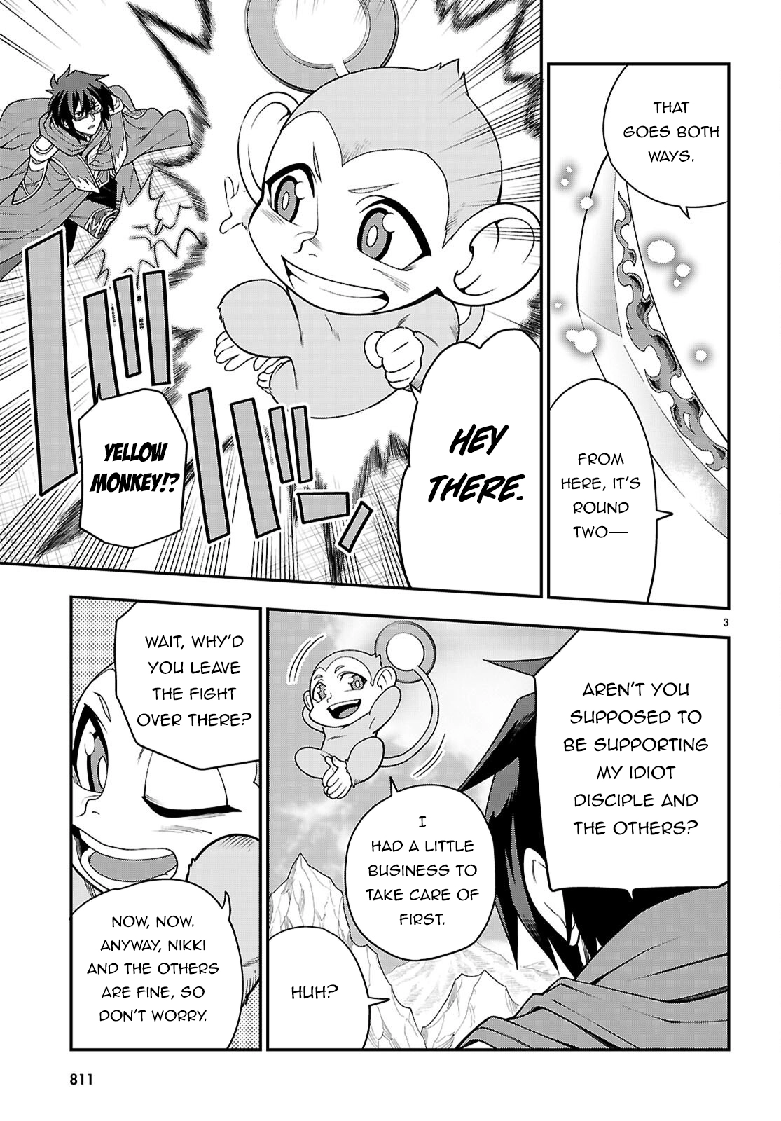 Konjiki No Moji Tsukai - Yuusha Yonin Ni Makikomareta Unique Cheat Chapter 133 page 4 - 