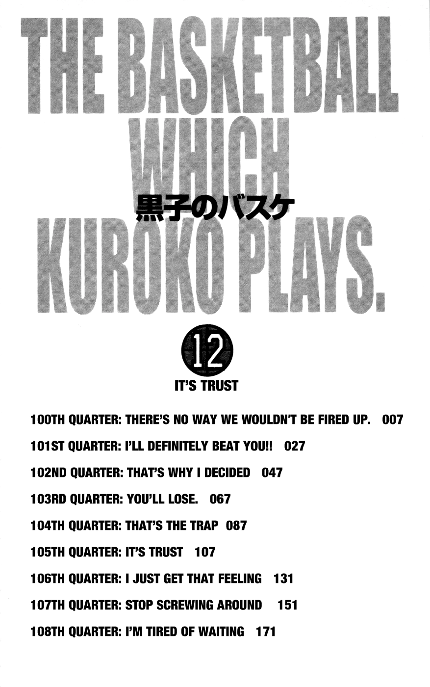 Kuroko no Basket - Replace Plus Chapter 100 page 6 - 
