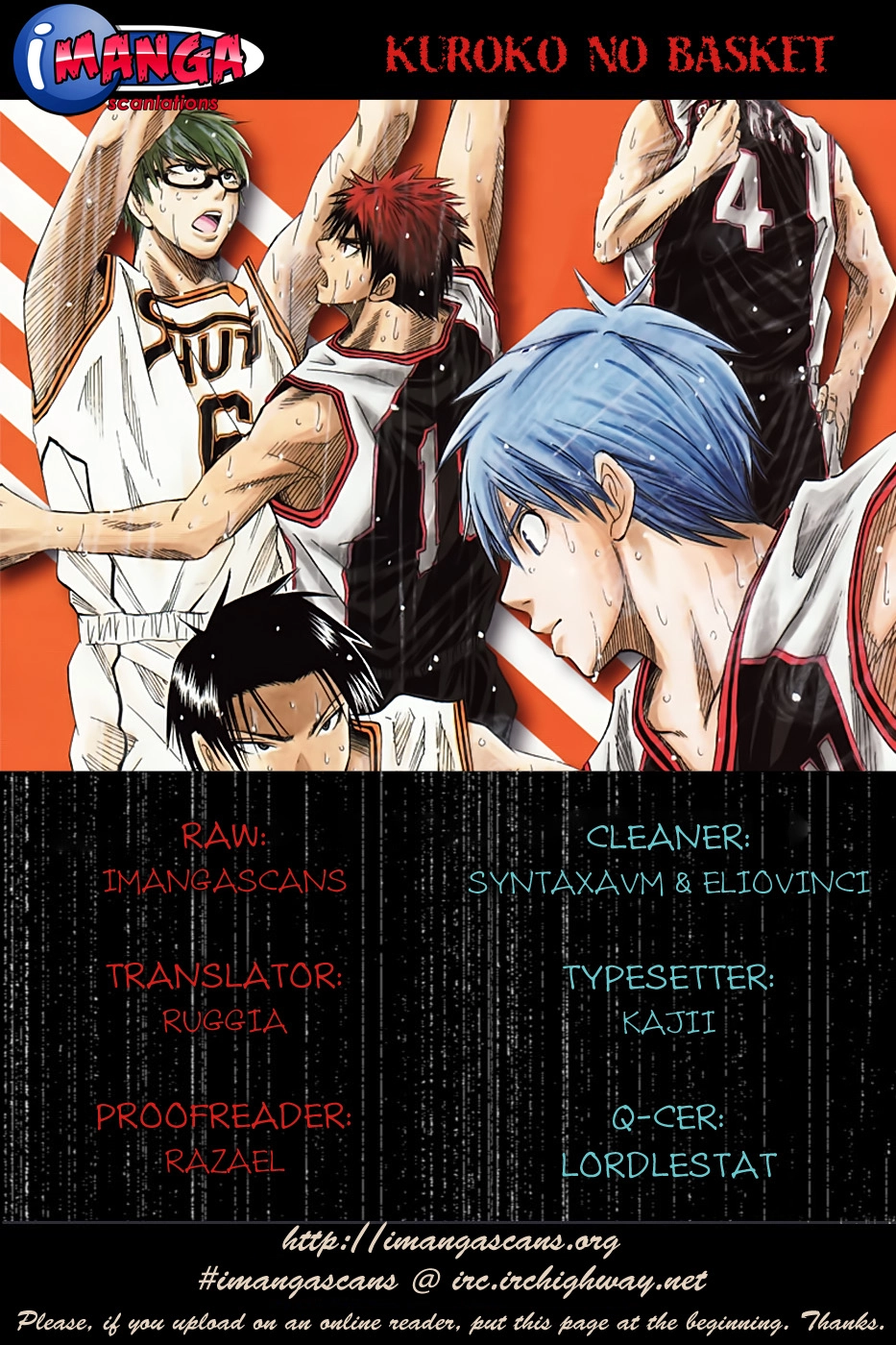 Read Kuroko no Basket - Replace Plus chapter 116 image 0 on Lezhin