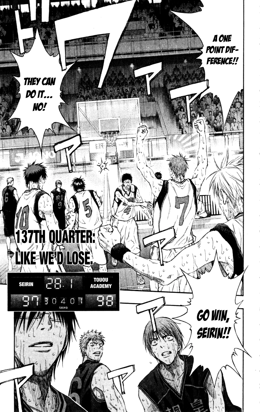 Kuroko no Basket - Replace Plus Chapter 137 page 2 - 
