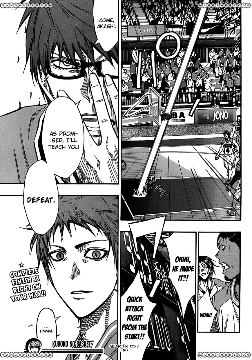 Kuroko no Basket - Replace Plus Chapter 175 page 19 - 