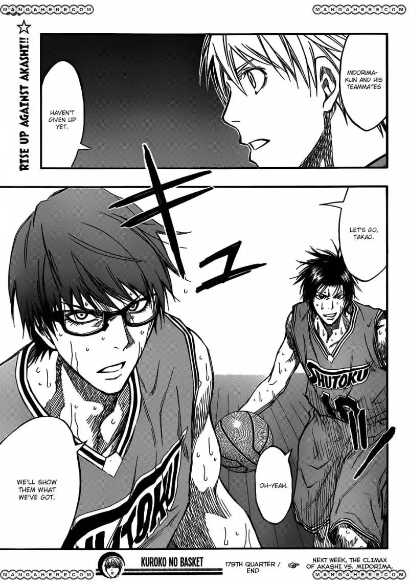 Kuroko no Basket - Replace Plus Chapter 179 page 20 - 