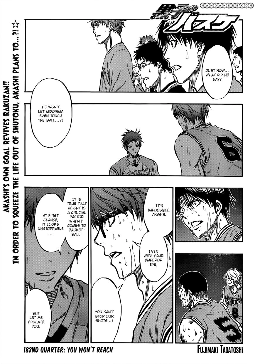 Kuroko no Basket - Replace Plus Chapter 182 page 1 - 