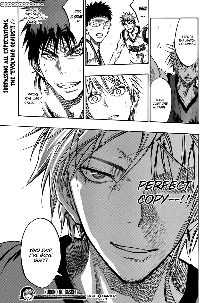 Kuroko no Basket - Replace Plus Chapter 184 page 21 - 