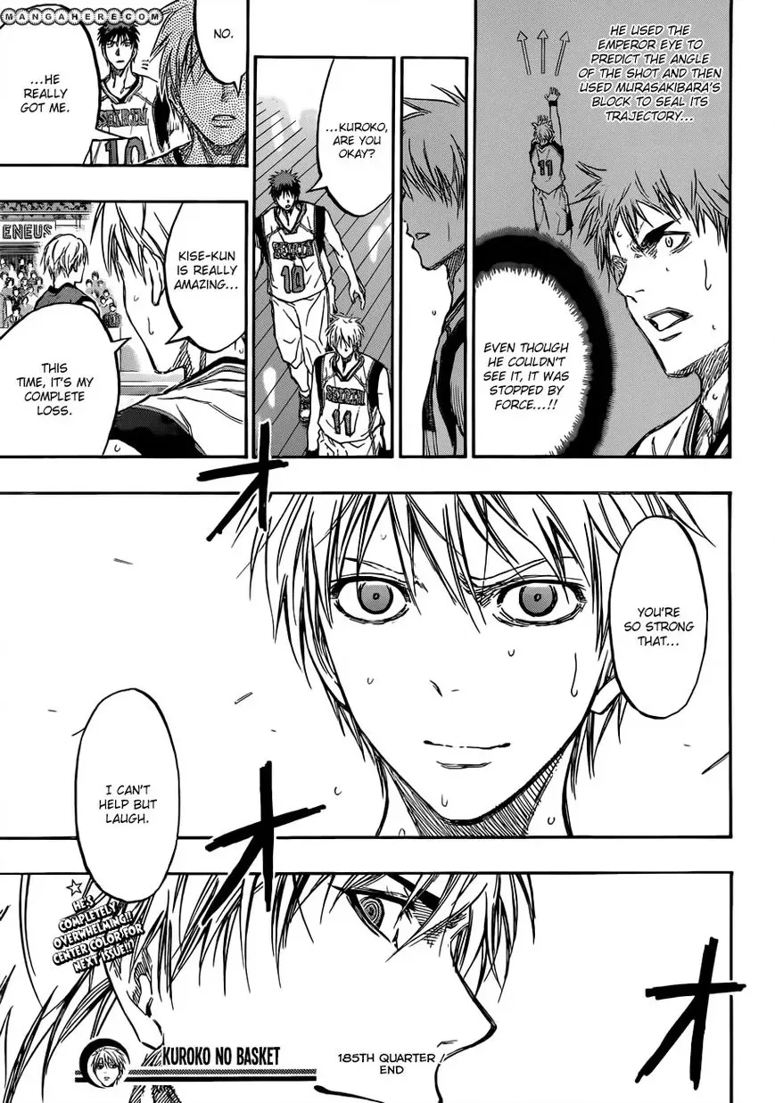 Kuroko no Basket - Replace Plus Chapter 185 page 20 - 