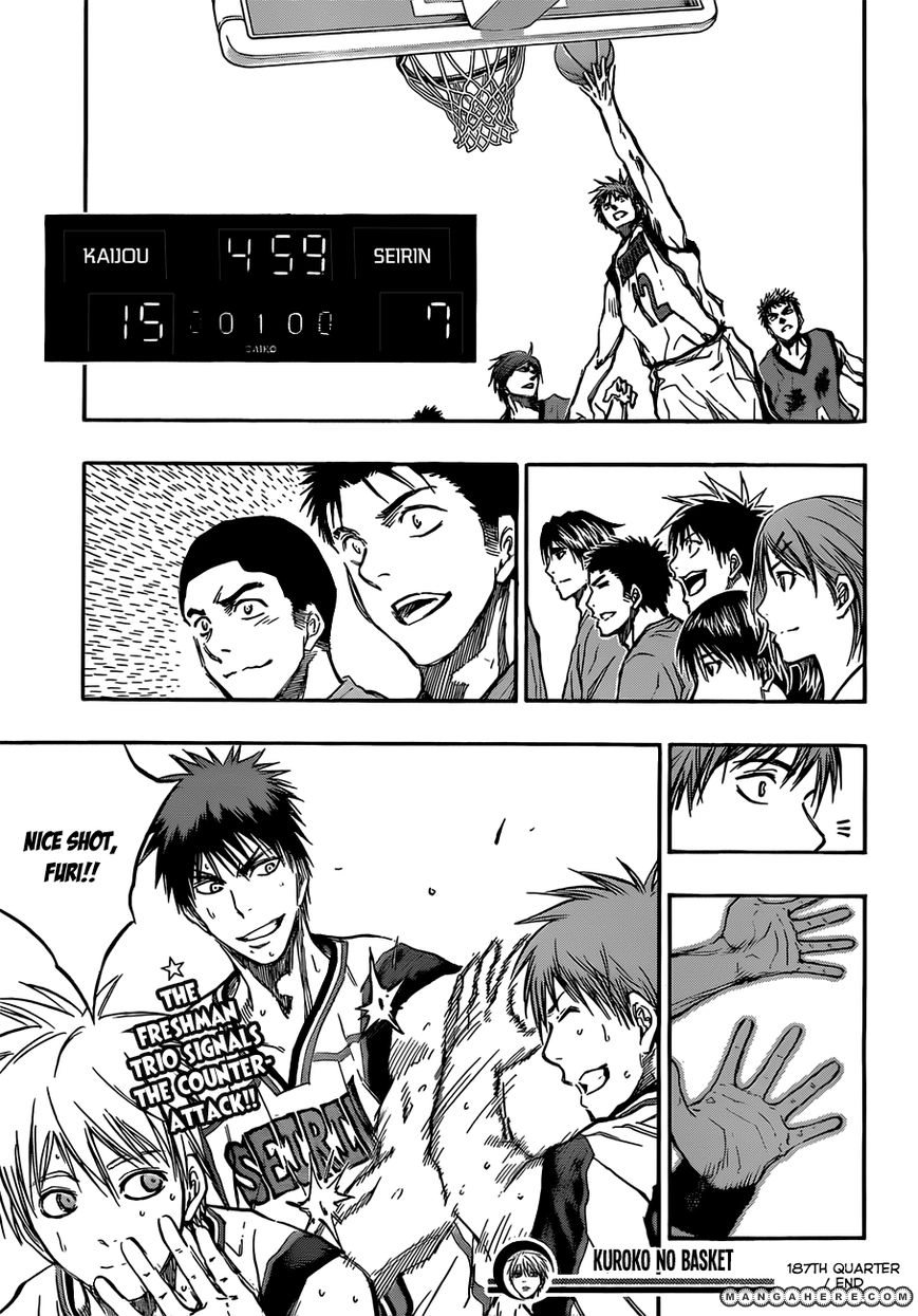 Kuroko no Basket - Replace Plus Chapter 187 page 21 - 