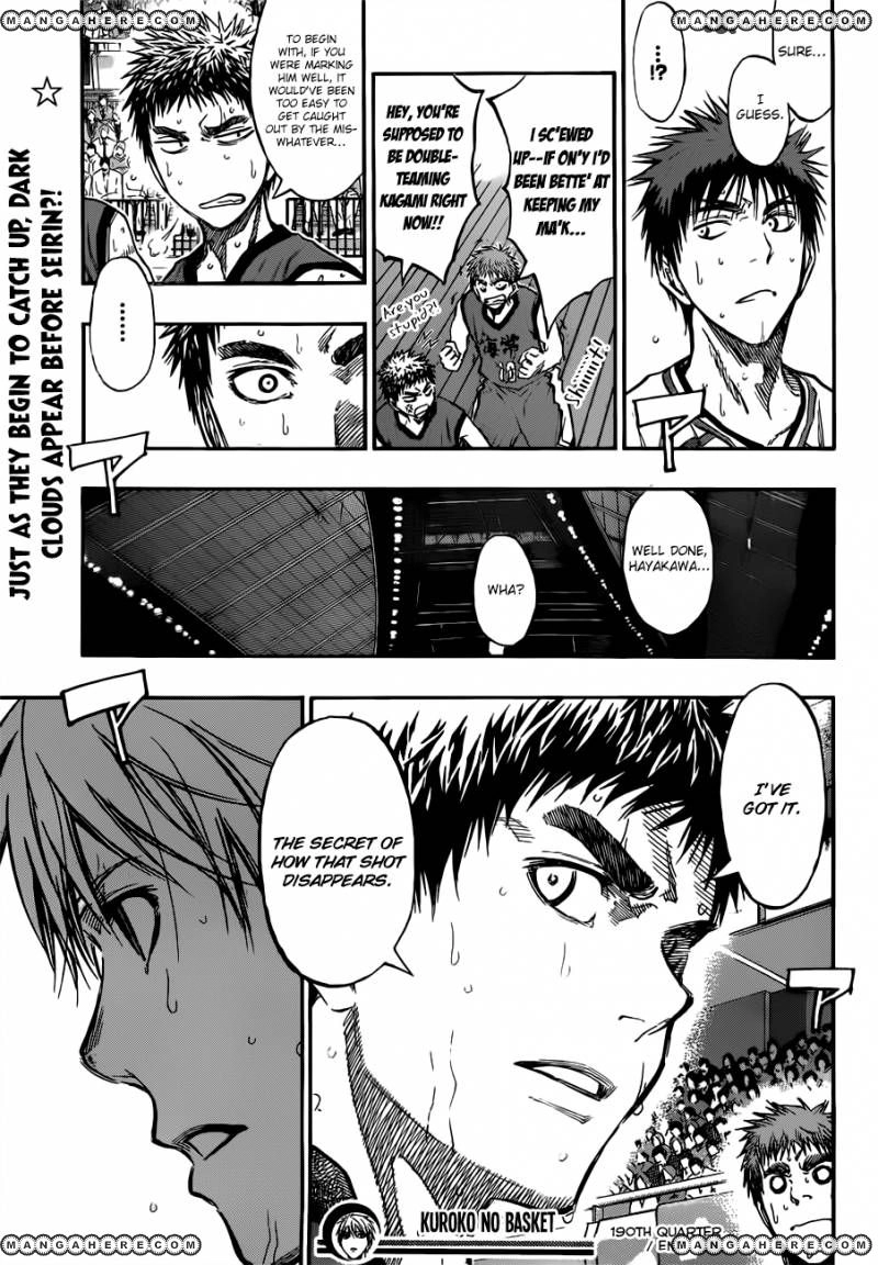 Kuroko no Basket - Replace Plus Chapter 190 page 21 - 