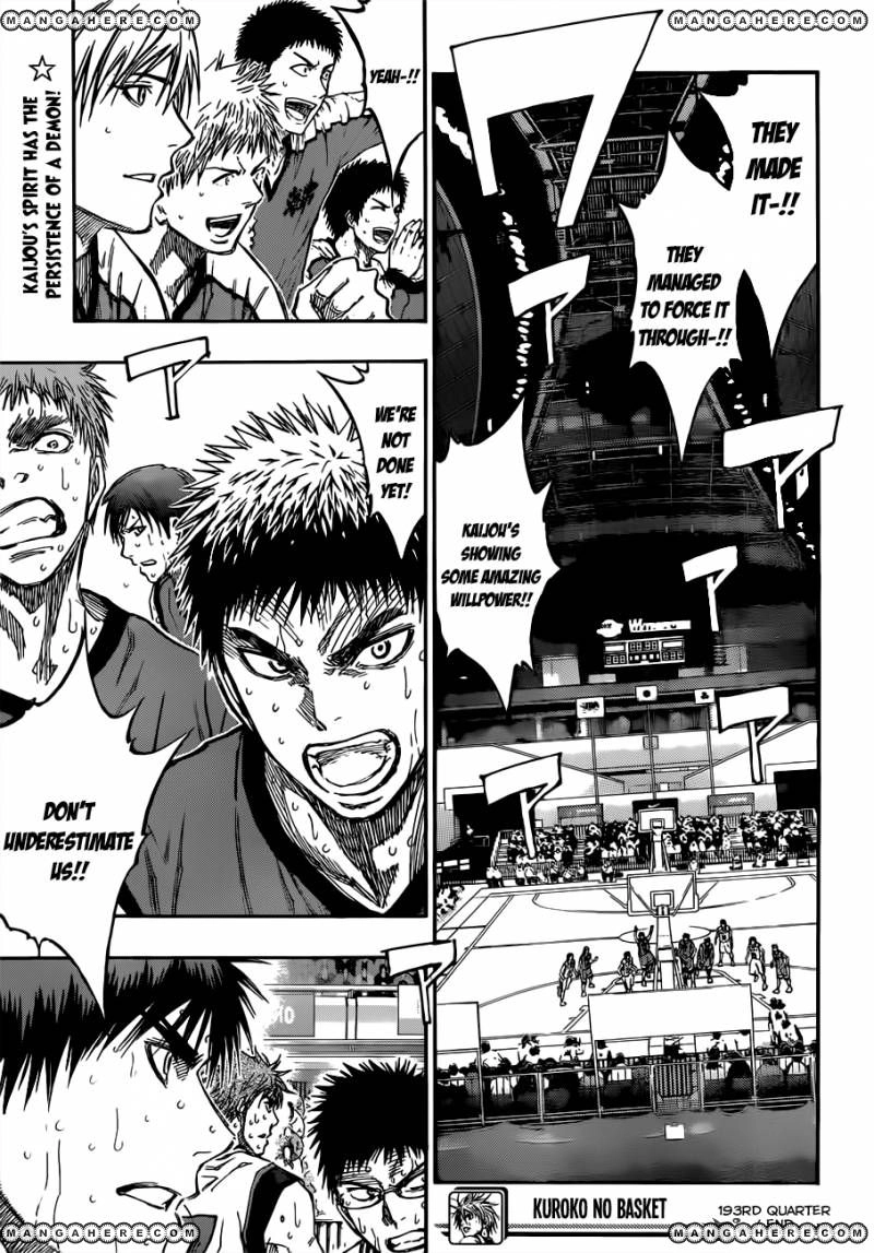 Kuroko no Basket - Replace Plus Chapter 193 page 21 - 