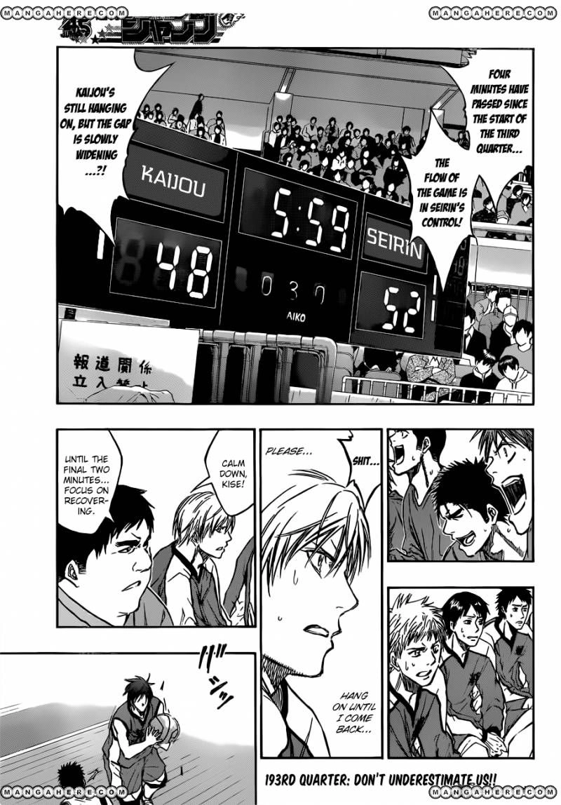 Kuroko no Basket - Replace Plus Chapter 193 page 5 - 